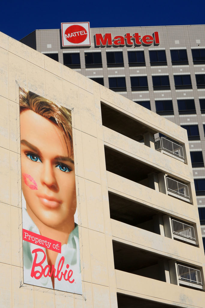 Mattel Inc. offices are seen February 2, 2009 in the Los Angeles area community of El Segundo, California. Photo by David McNew/Getty Images