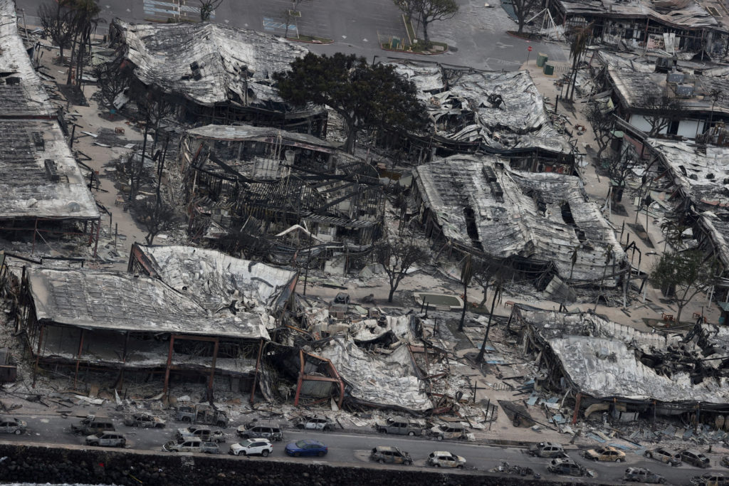 FILE PHOTO: Maui children face grief, destruction as schools start up after wildfire