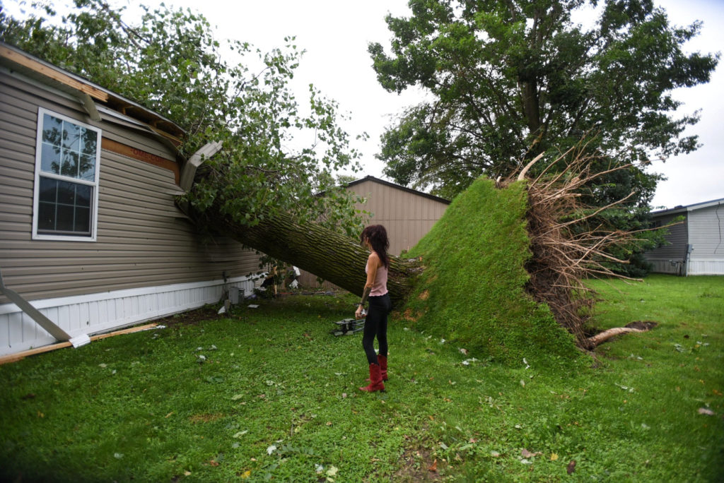 Storm aftermath in Michigan