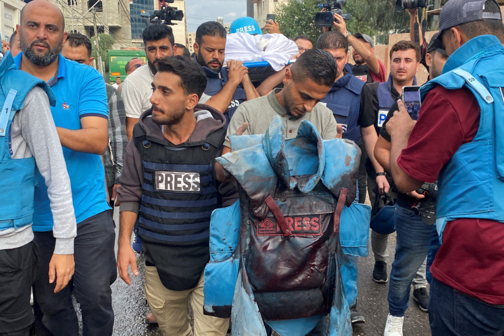 Palestinian journalists killed in Israeli strikes, in Gaza