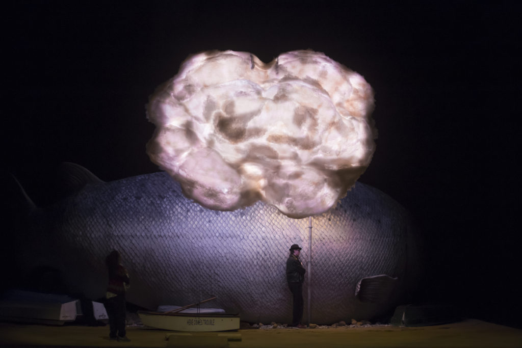 Photo and TV rehearsal for the premiere of the opera "Sleepless