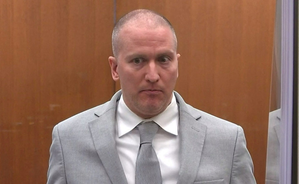 FILE PHOTO: Former Minneapolis police officer Derek Chauvin is sentenced after being found guilty of the murder of George ...