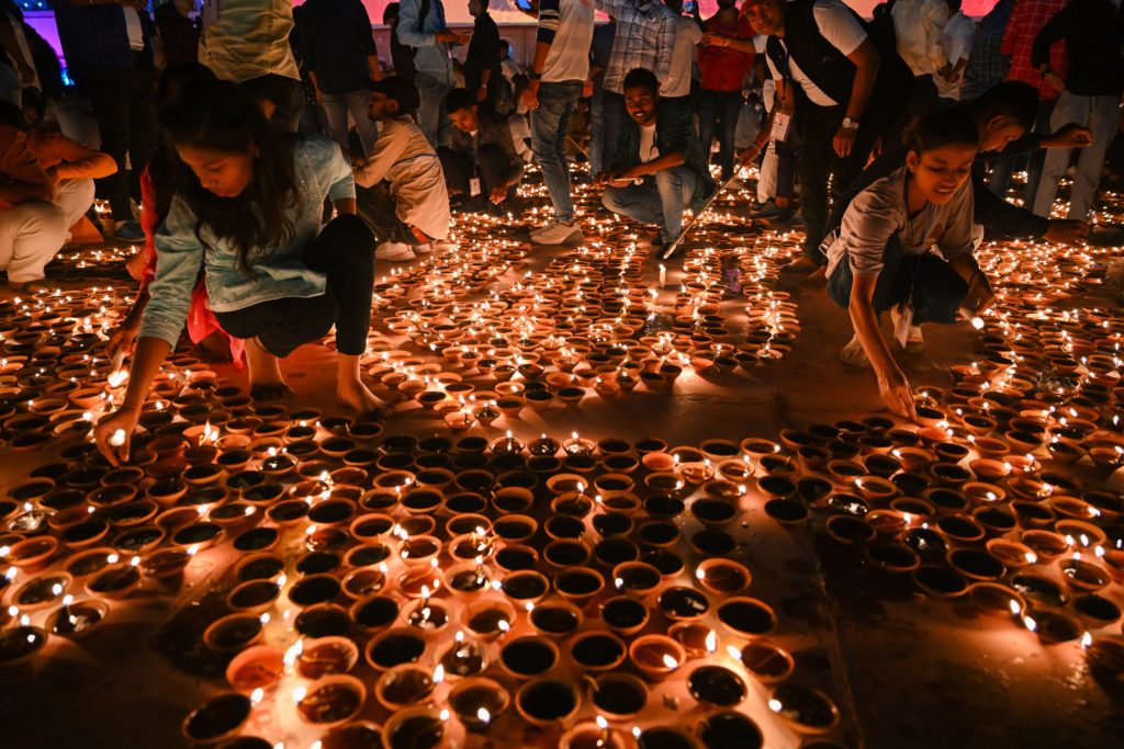 Hindus Celebrate Diwali In Ayodhya