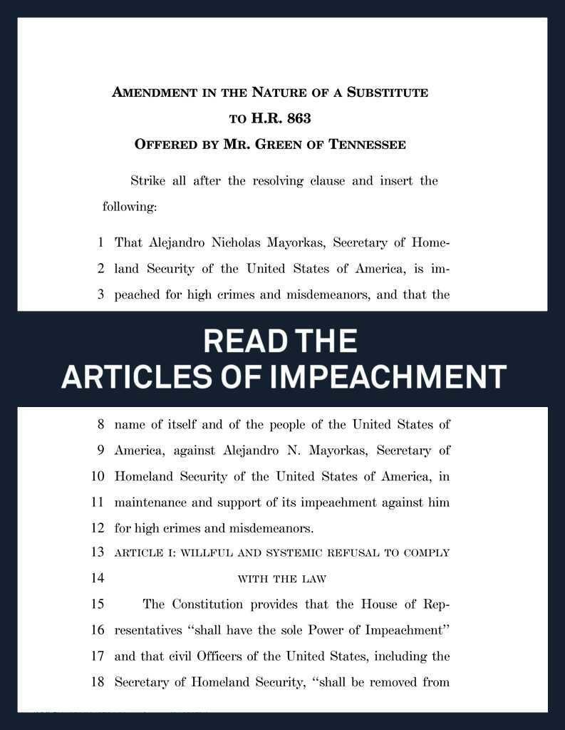 Read the articles of impeachment