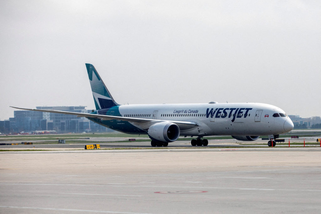 FILE PHOTO: Airplanes at Toronto Pearson airport