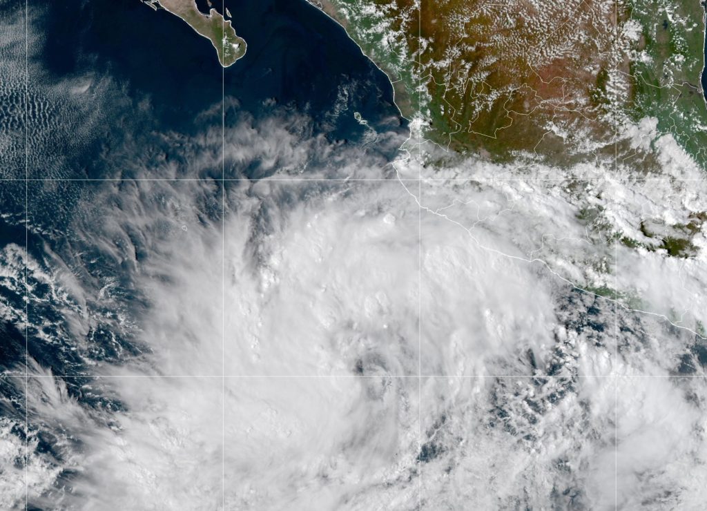 Tropical Storm Priscilla forms in the Pacific Ocean off Mexico’s southwestern coast