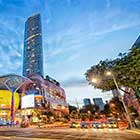 View of Orchard Road in Singapore