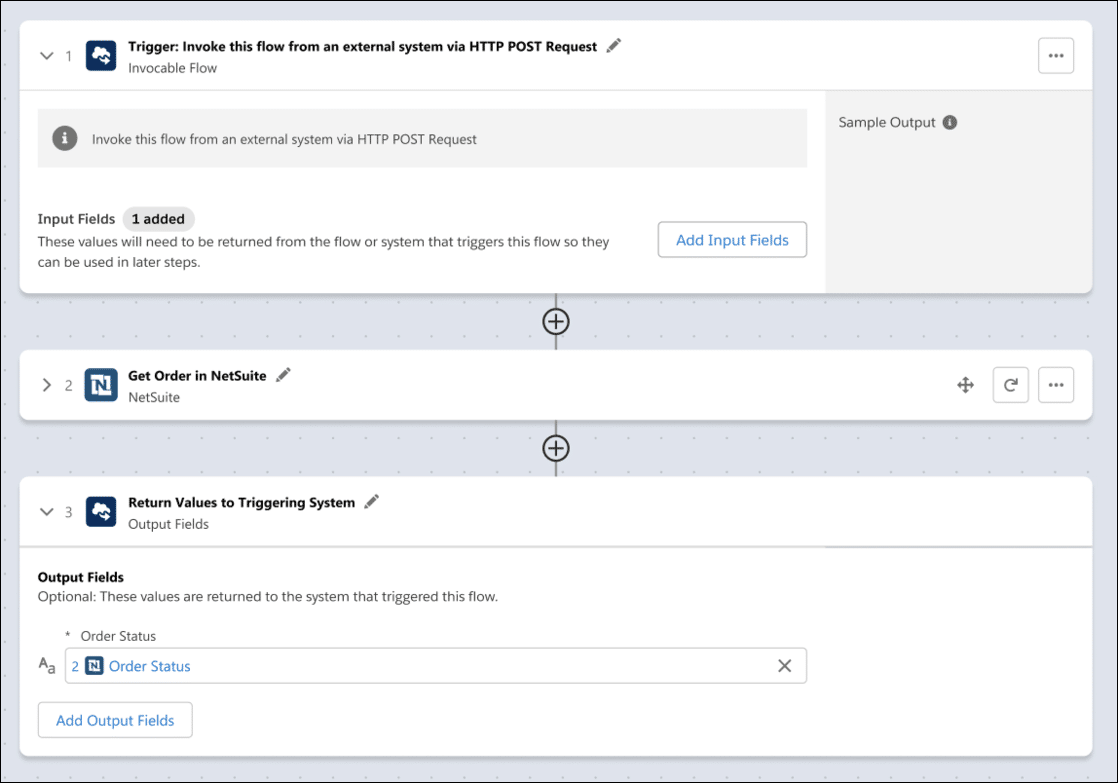 Invocable flow in Composer Builder Experience.