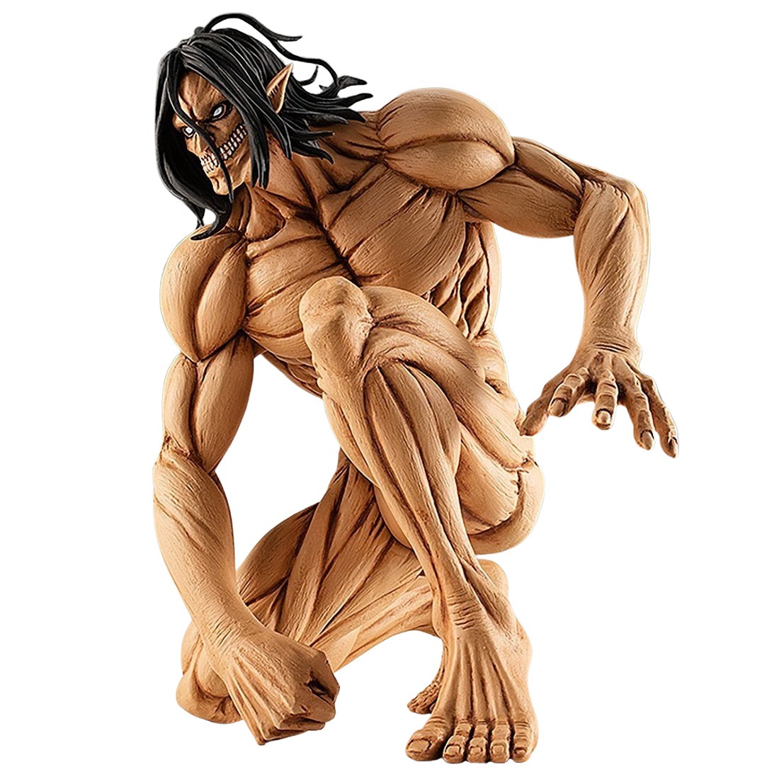 Good Smile Company Pop Up Parade Attack On Titan Eren Yeager Attack Titan Ver Figure Tan