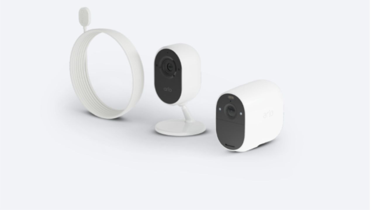 white home security camera package