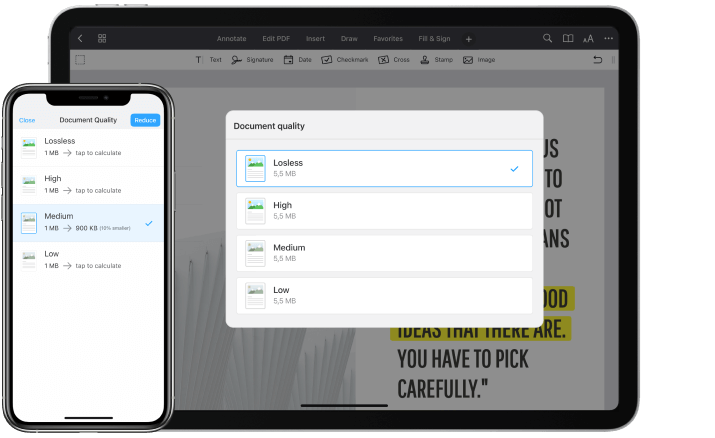 Compresser Les Pdf Sur Iphone Reduire La Taille Des Pdf