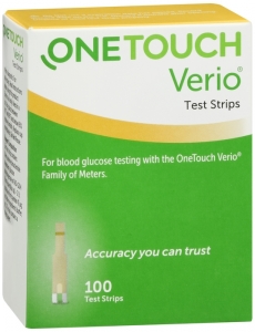 One Touch Verio Blood Glucose Test Strips 100ct