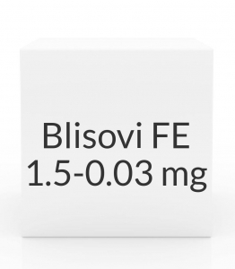 Blisovi Fe 1 5 0 03mg Tablets 28 Tablet Pack