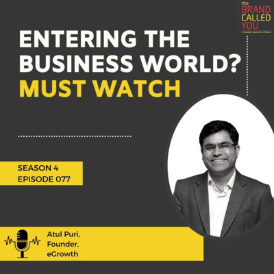 Top 3 Reasons Why Startups Fail Atul Puri Founder Egrowth By The Brand Called You