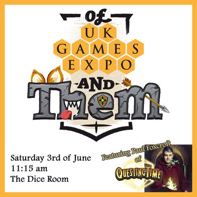 Of Dice and Them will be at UK Games Expo 2023!