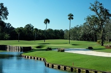 View at TPC Sawgrass’s golf courses landscape.