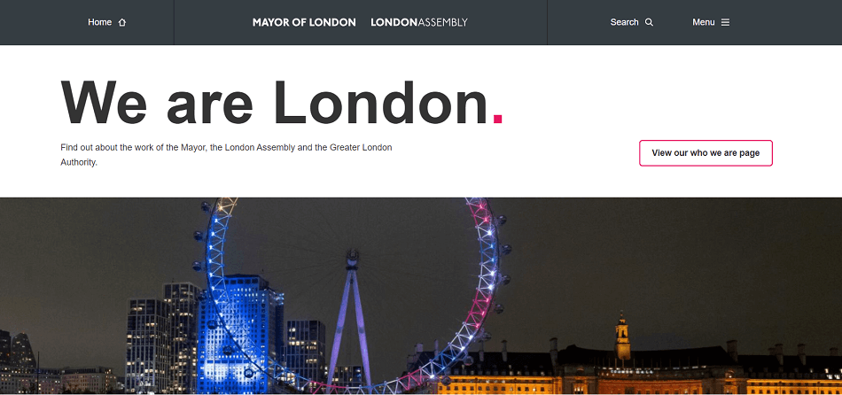 The City of London's website