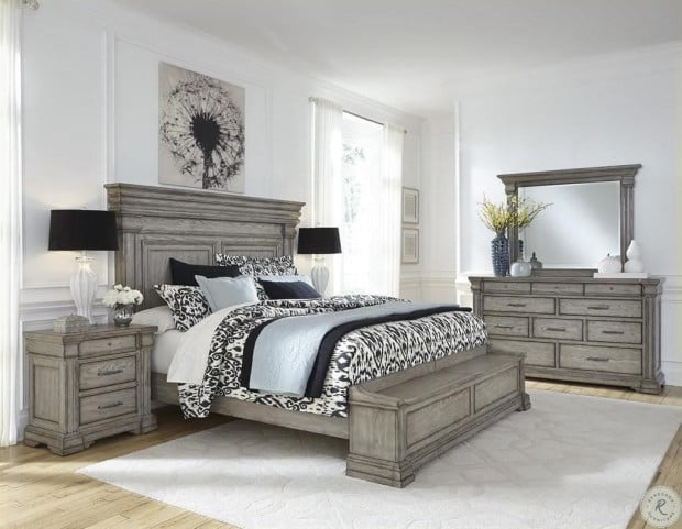 Madison Ridge Soft Grey Storage Bedroom Set From Pulaski Coleman Furniture