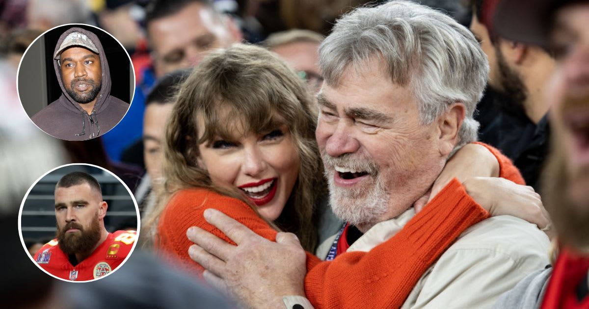 Here's How Travis Kelce's Dad Reacted to Kanye's New Song About Taylor Swift and His Son