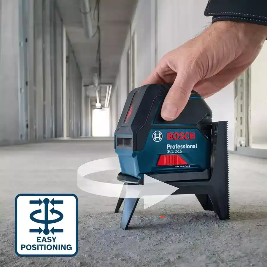 Bosch Professional Cross Line Laser easy positioning