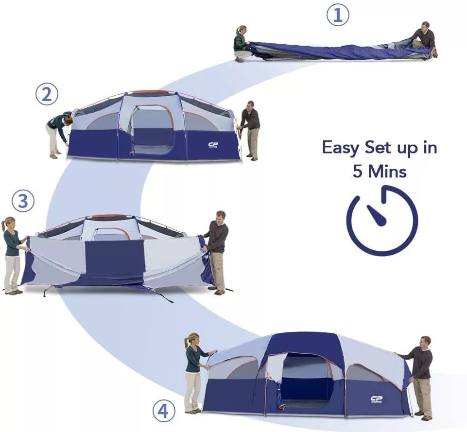 Campros Tent for Family Easy to set up