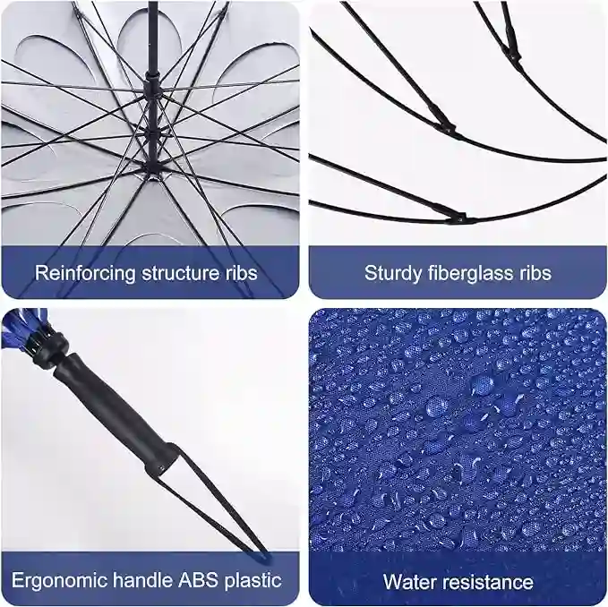 Doubwell Umbrella Sports Sturdy Protection functions