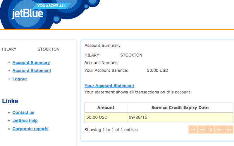 Jetblue Travel Bank Credit Compensation For Delayed Flight