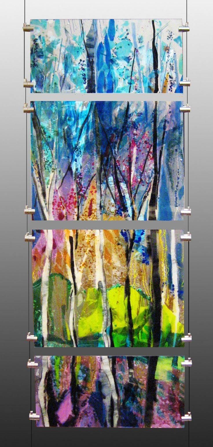 385 Best Glass Images On Pinterest | Stained Glass, Glass And Inside Most Popular Glass Wall Art Panels (Gallery 12 of 20)