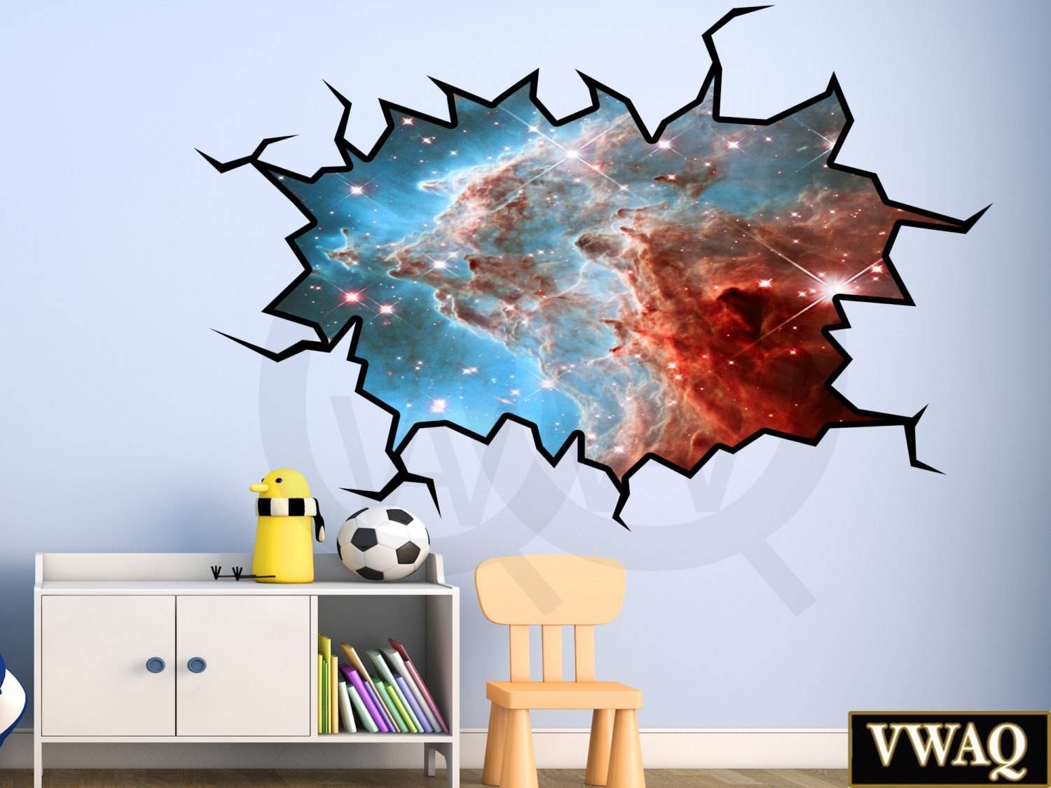 Featured Photo of Space 3D Vinyl Wall Art