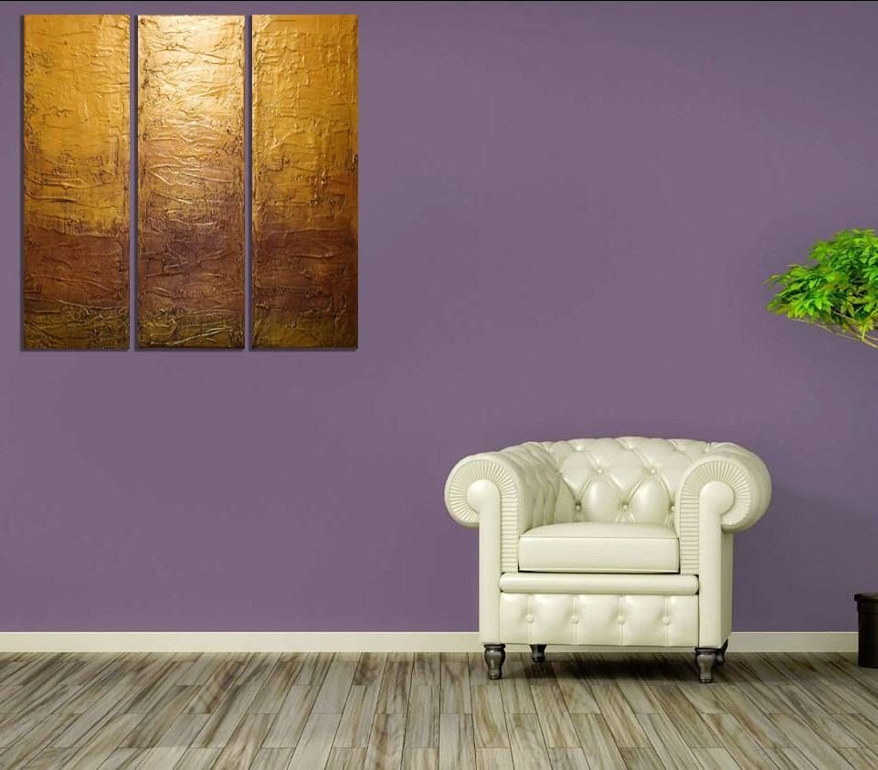 Art Canvas Depository — Landscape Painting Canvas Triptych Wall Art Within Recent 48x48 Canvas Wall Art (Gallery 2 of 20)