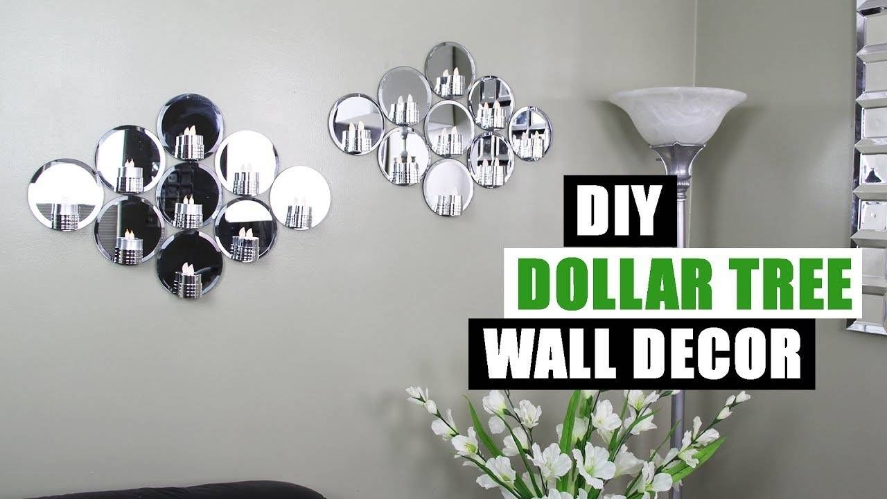 Diy Dollar Tree Mirror Wall Decor Dollar Store Diy Glam Mirror With Regard To Best And Newest Diy Mirror Wall Art (Gallery 17 of 20)