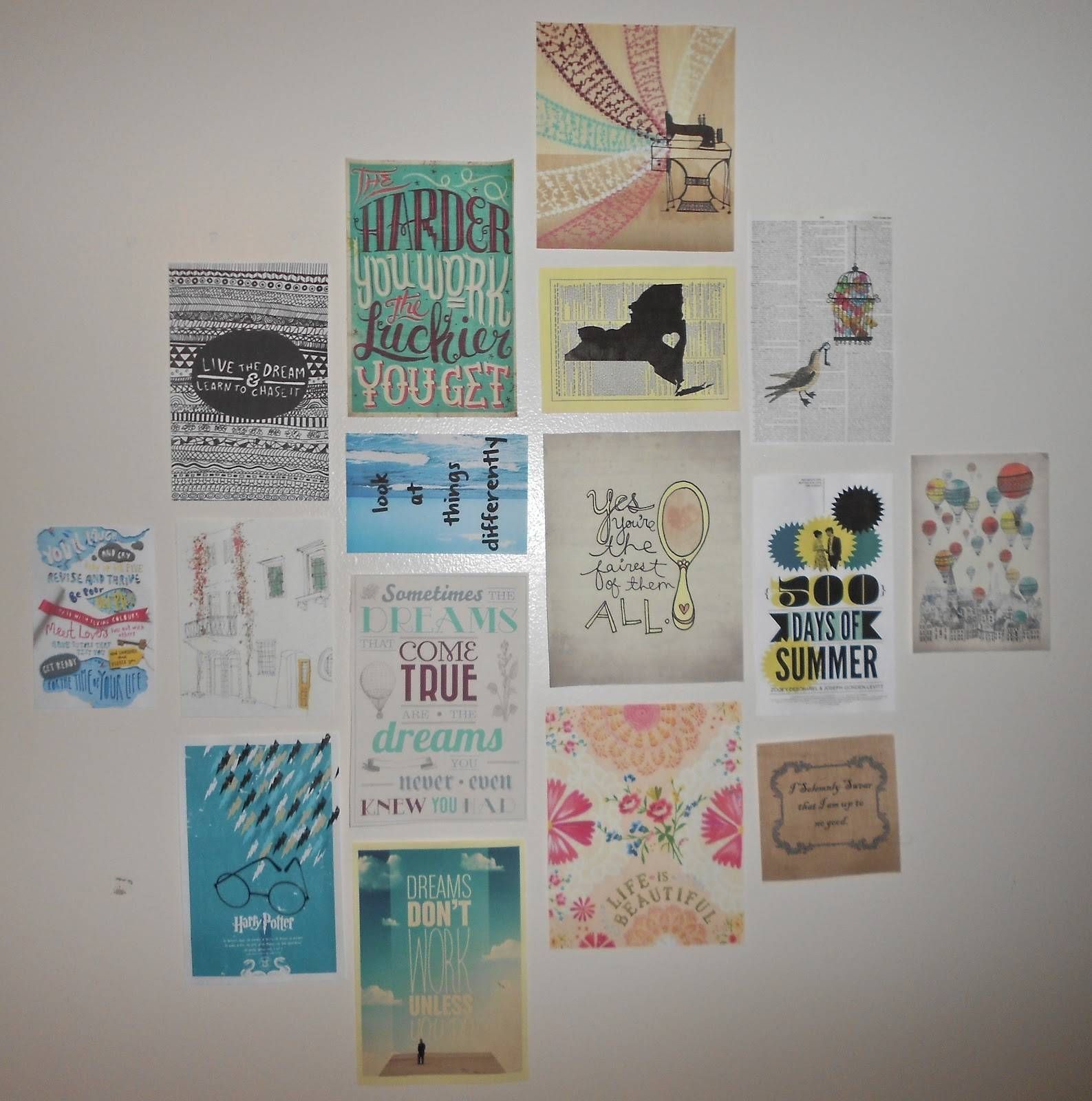 Diy Dorm Wall Decor The Home Design : Dorm Wall Décor: Steps For With 2017 College Dorm Wall Art (Gallery 6 of 20)