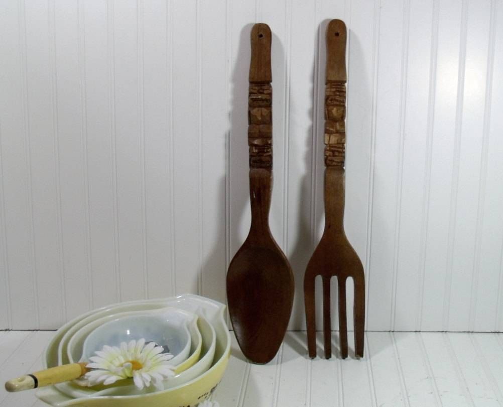 Featured Photo of Big Spoon And Fork Wall Decor
