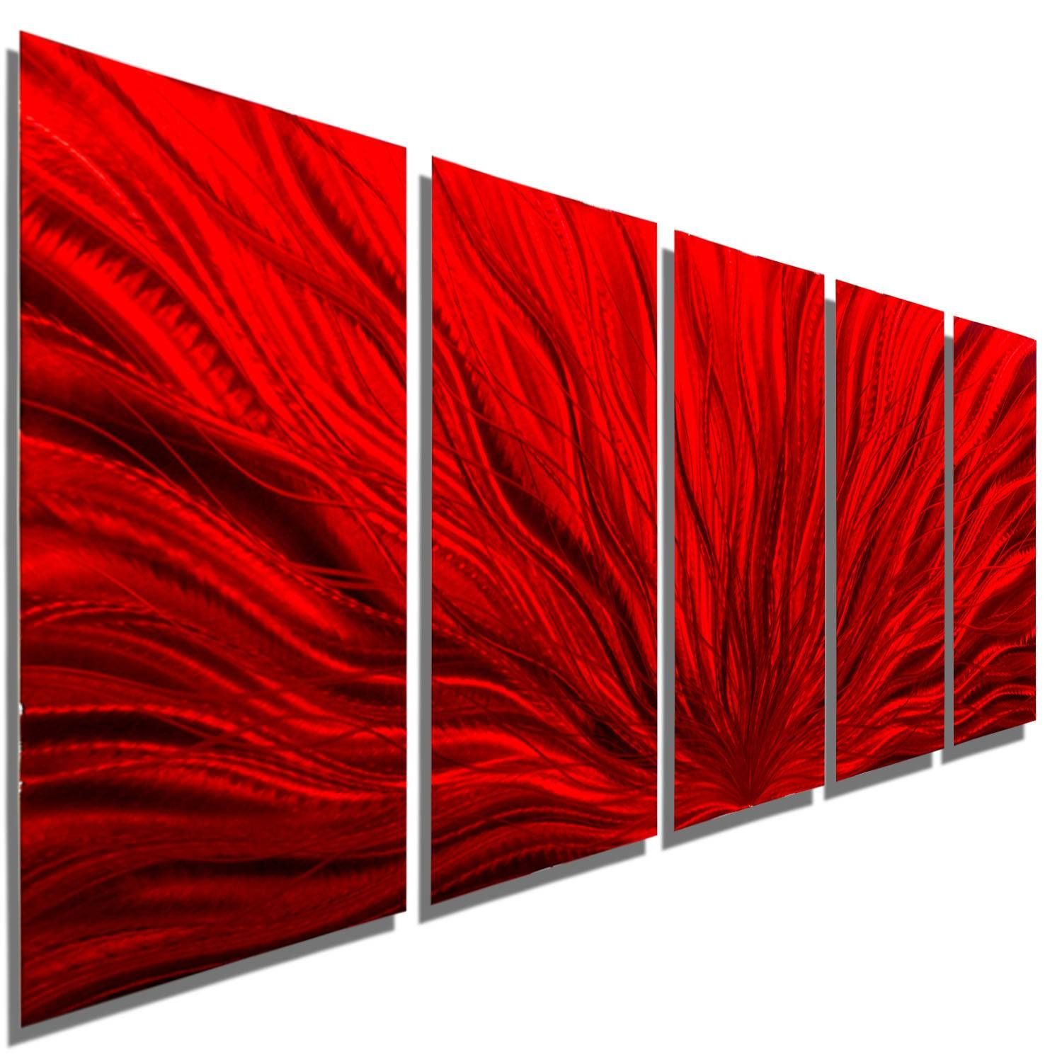 Featured Photo of Large Abstract Metal Wall Art