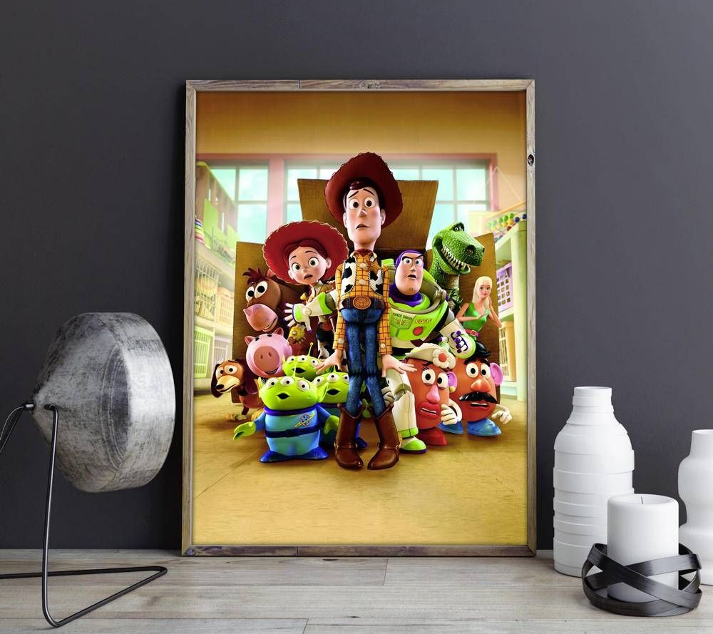 Toy Story Artwork Toy Story Wall Art Toy Story Wall Decor Toy Throughout Latest Toy Story Wall Art (Gallery 3 of 30)