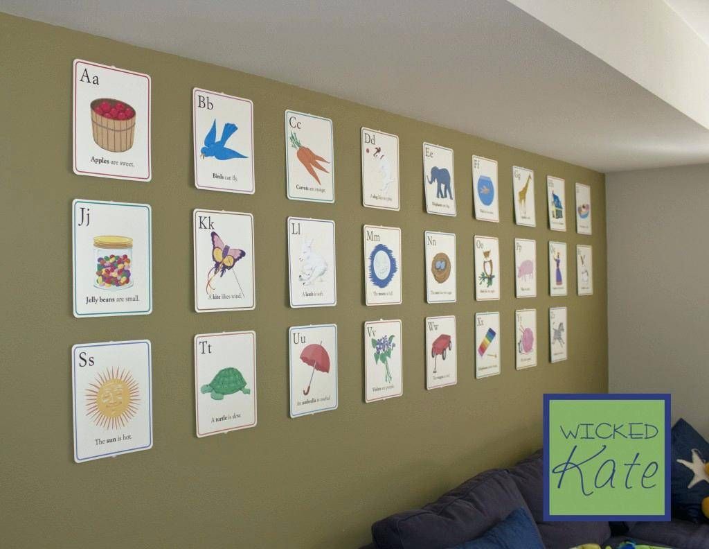 Wall Decor: Awesome Alphabet For Wall Decor Ideas. Wooden Alphabet Intended For Most Up To Date Art Prints To Hang On Your Wall (Gallery 5 of 15)