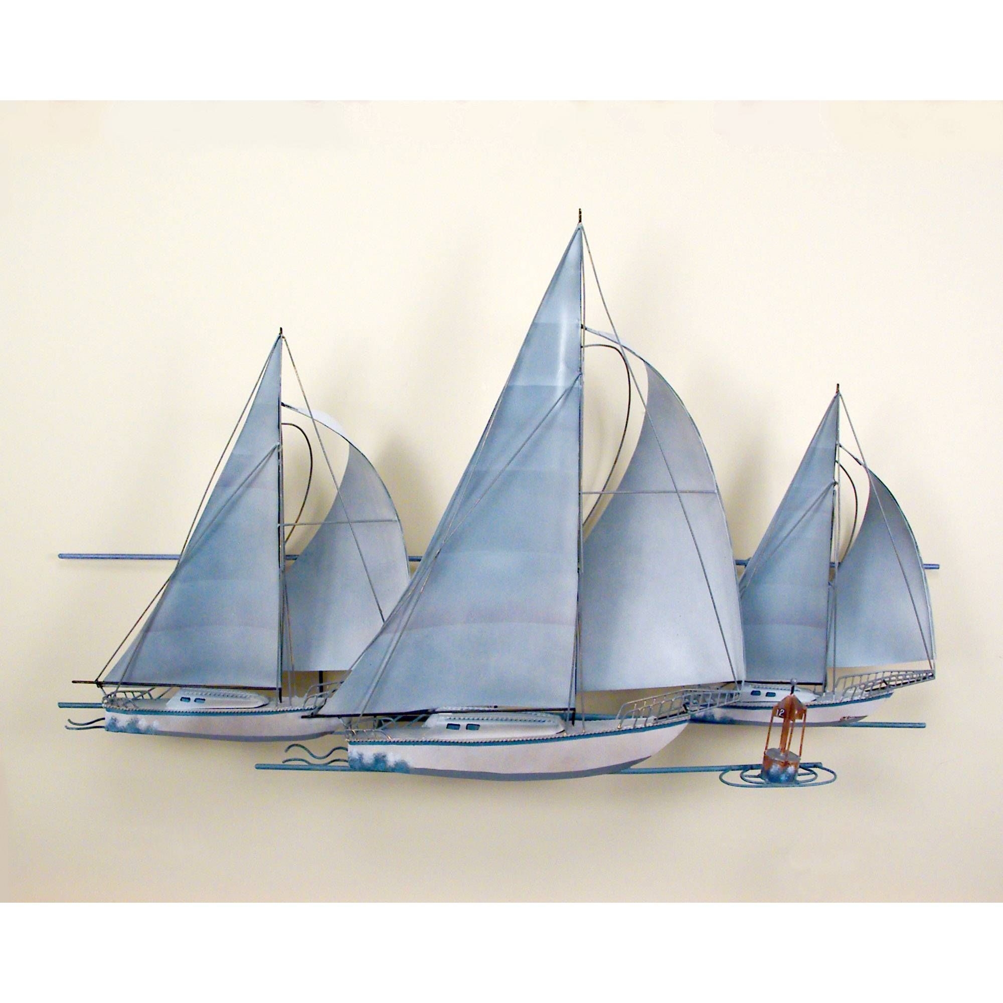Featured Photo of Metal Wall Art Ships