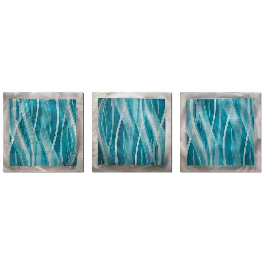 Featured Photo of Turquoise Metal Wall Art