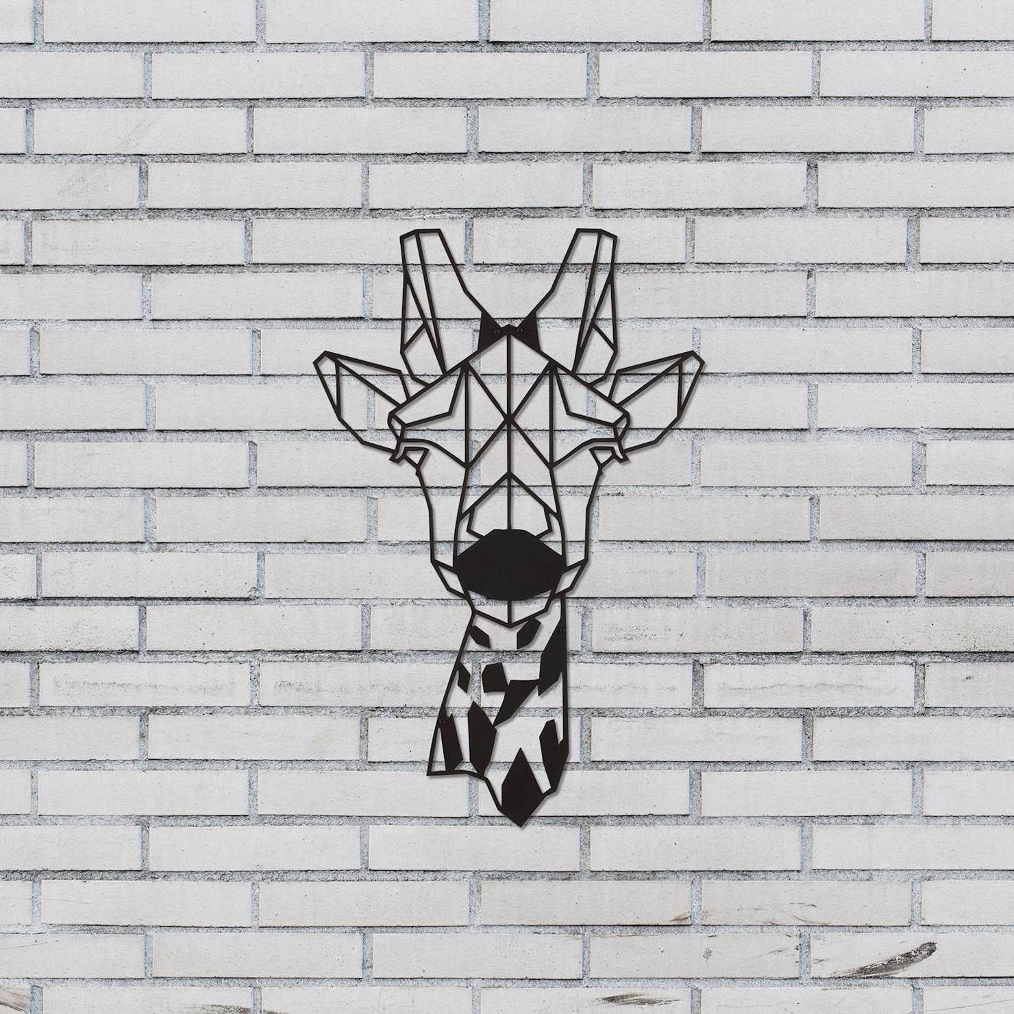 Featured Photo of Giraffe Metal Wall Art