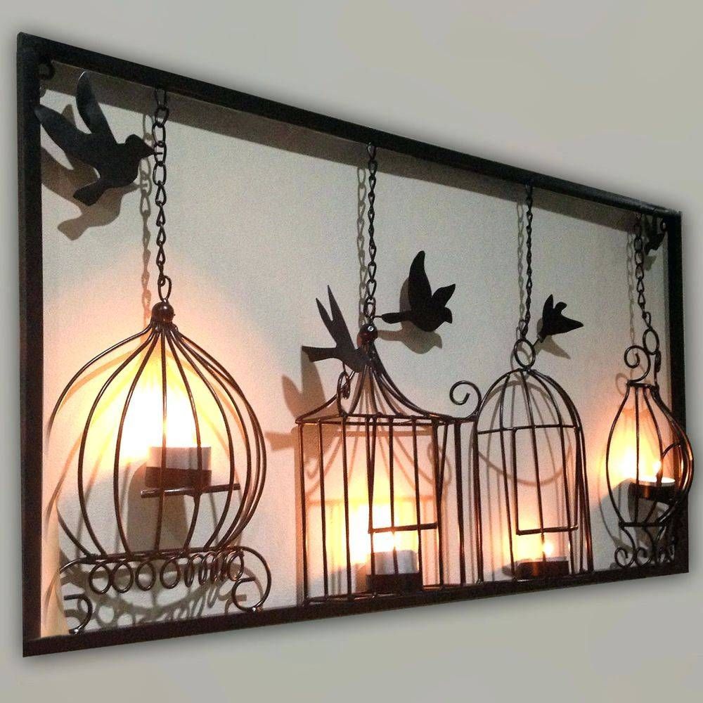 Featured Photo of Birdcage Metal Wall Art