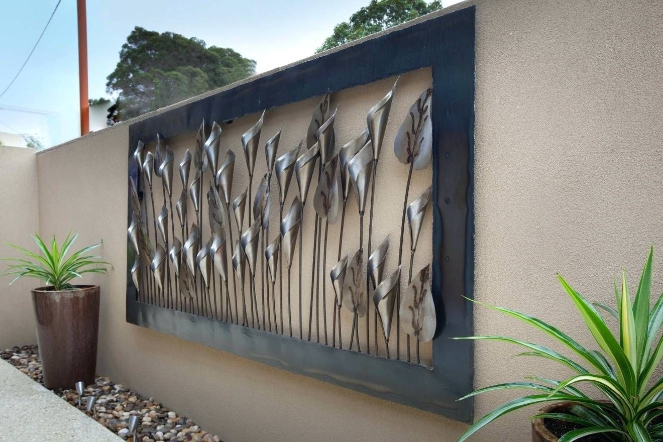 Wall Arts ~ Outdoor Metal Sunflower Wall Art 3d Sun Face Metal Inside Most Recently Released Outdoor Large Metal Wall Art (Gallery 20 of 20)