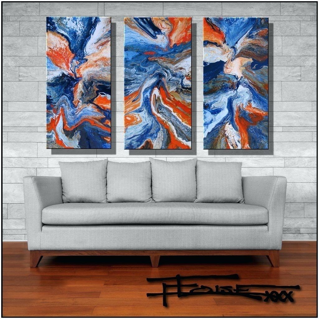 Wall Arts ~ Huge Abstract Modern Canvas Wall Art 72 X 48 Inches Pertaining To Latest Large Abstract Wall Art Australia (Gallery 9 of 20)