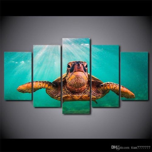 Sea Turtle Canvas Wall Art (Photo 11 of 20)