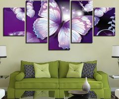 Abstract Butterfly Wall Art
