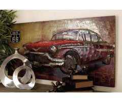 Car Metal Wall Art