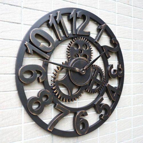 Large Metal Wall Art Clocks (Photo 19 of 20)