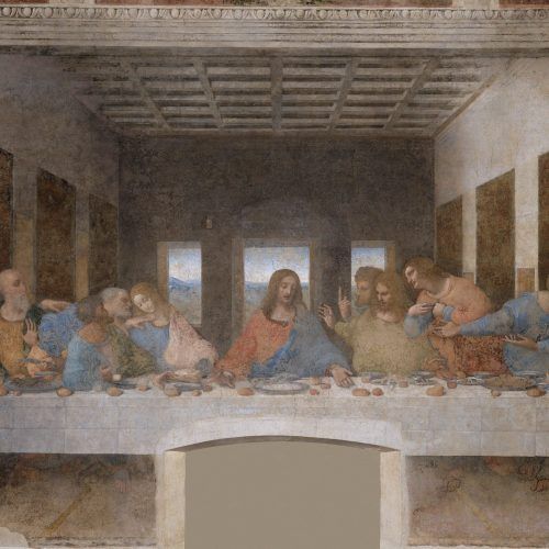 Blended Fabric Leonardo Davinci The Last Supper Wall Hangings (Photo 5 of 20)