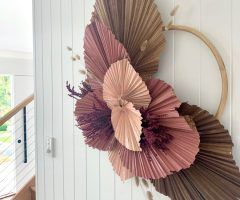 Blended Fabric Leaves Wall Hangings