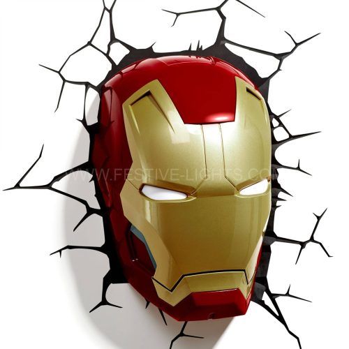 Iron Man 3D Wall Art (Photo 2 of 20)