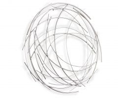 Contemporary Abstract Round Wall Decor